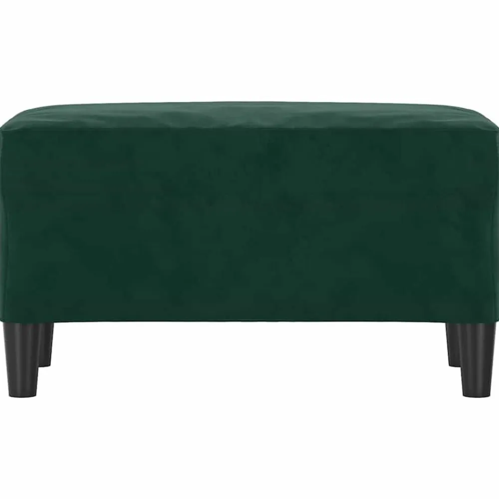 vidaXL Banco de terciopelo 70x35x41 cm Verde oscuro Sale