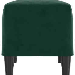 vidaXL Banco de terciopelo 70x35x41 cm Verde oscuro Sale