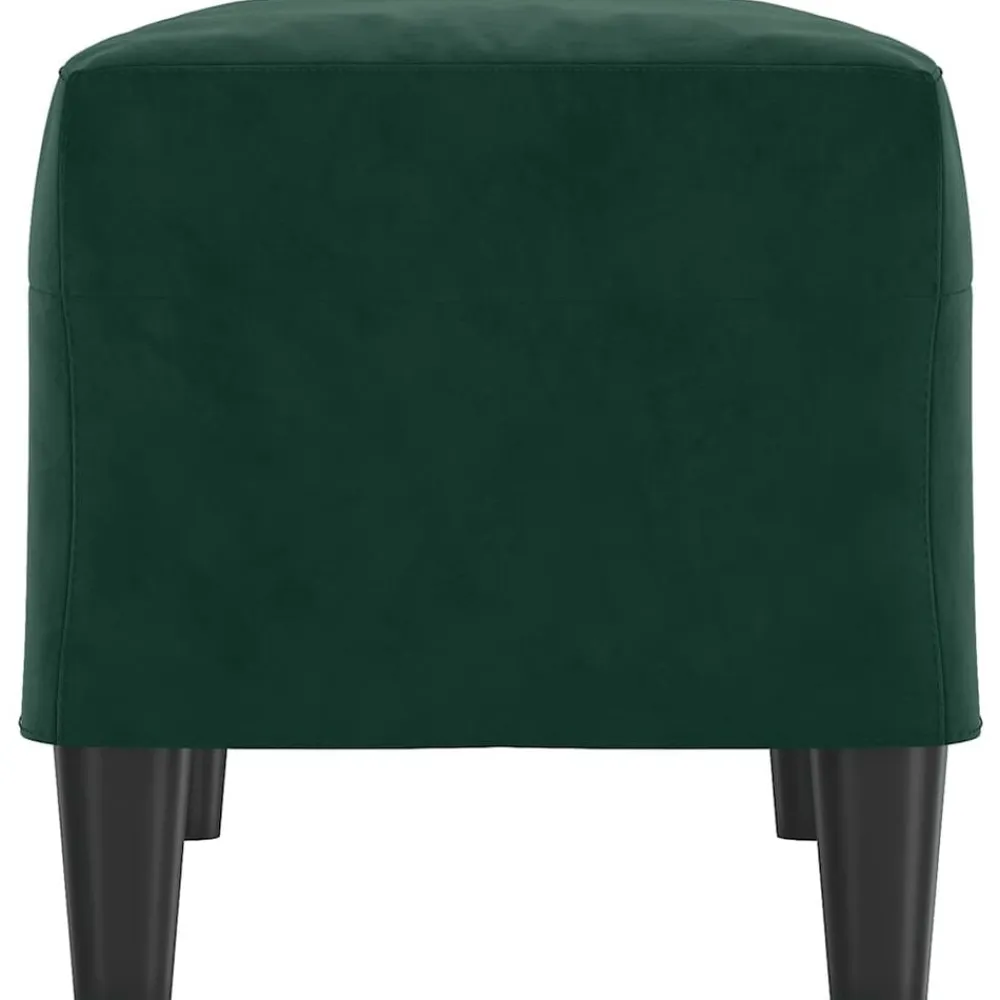 vidaXL Banco de terciopelo 70x35x41 cm Verde oscuro Sale
