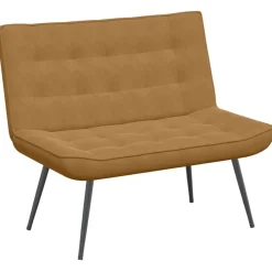 vidaXL Banco de terciopelo marrón 110x74x84 cm Marr&oacute;n Clearance