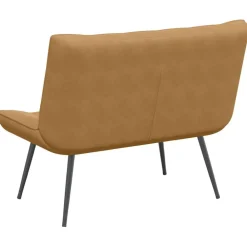 vidaXL Banco de terciopelo marrón 110x74x84 cm Marr&oacute;n Clearance