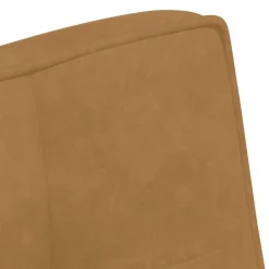vidaXL Banco de terciopelo marrón 110x74x84 cm Marr&oacute;n Clearance