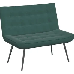 vidaXL Bancos-Banco de terciopelo 110x74x84 cm