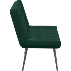 vidaXL Bancos-Banco de terciopelo 110x74x84 cm