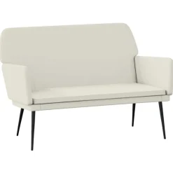 vidaXL Bancos-Banco de terciopelo 108x79x79 cm