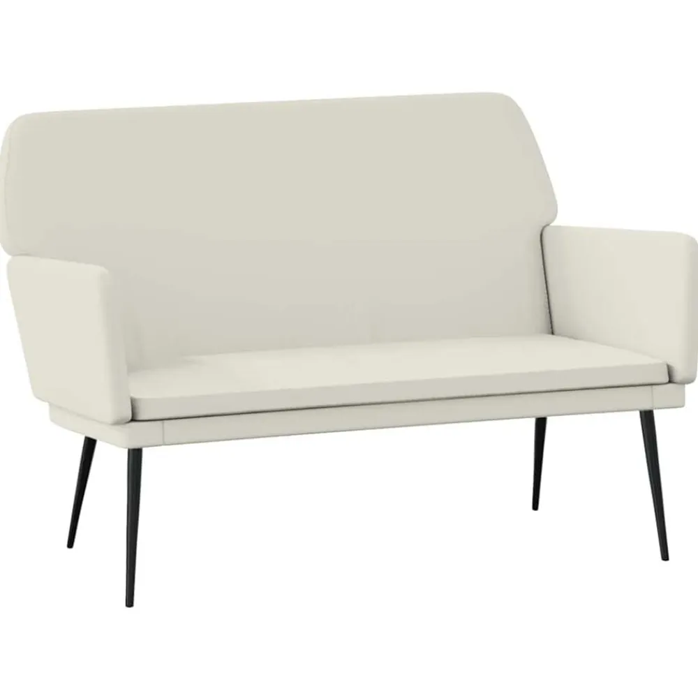 vidaXL Bancos-Banco de terciopelo 108x79x79 cm