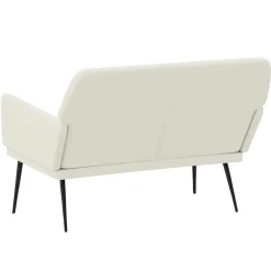 vidaXL Bancos-Banco de terciopelo 108x79x79 cm