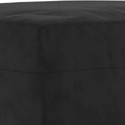 vidaXL Banco de terciopelo 70x35x41 cm Negro Clearance