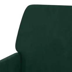 vidaXL Banco de terciopelo 108x79x79 cm Verde oscuro