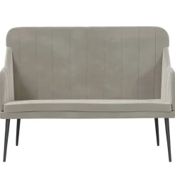 vidaXL Bancos-Banco de terciopelo 110x76x80 cm