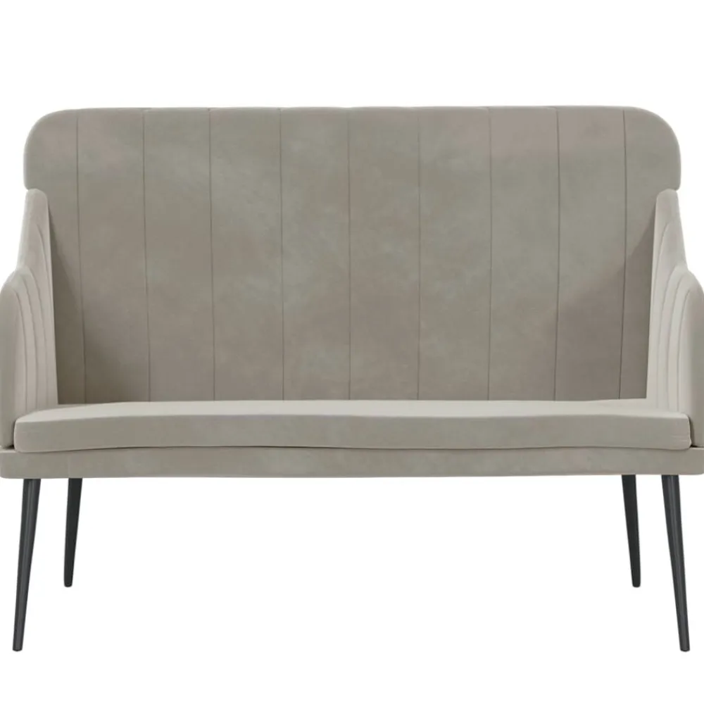 vidaXL Bancos-Banco de terciopelo 110x76x80 cm
