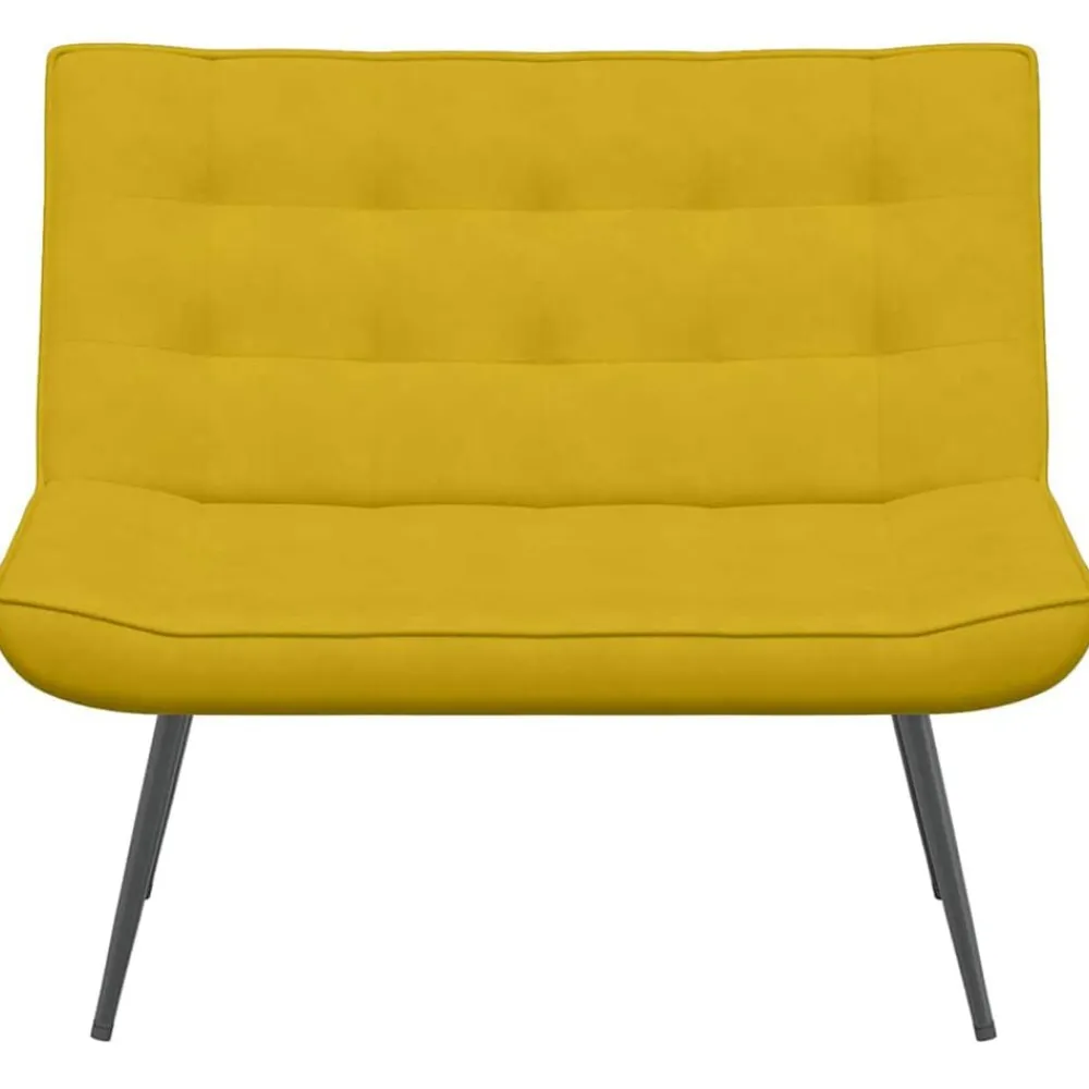 vidaXL Bancos-Banco de terciopelo 110x74x84 cm