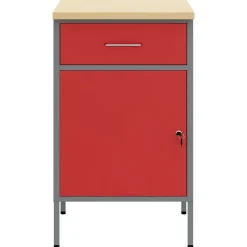 vidaXL Accesorios De Bricolaje-Banco de trabajo con cajón y Gris 50 x 55 x 85 cm