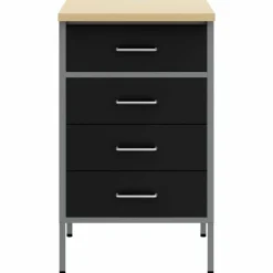 vidaXL Accesorios De Bricolaje-Banco de trabajo con cajón y Gris 50 x 55 x 85 cm