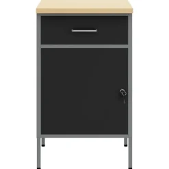 vidaXL Accesorios De Bricolaje-Banco de trabajo con cajón y Gris 50 x 55 x 85 cm