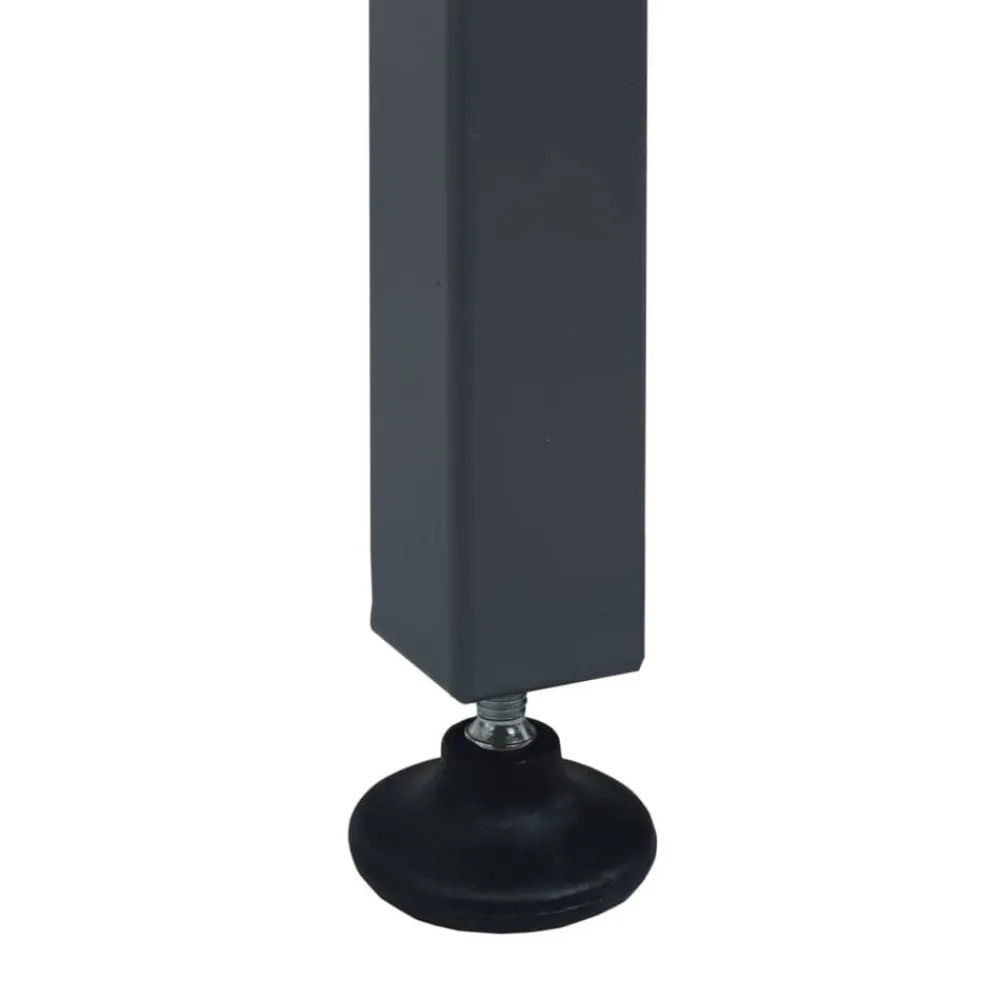vidaXL Banco de trabajo de acero negro 120x60x85 cm Sale