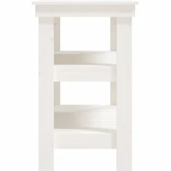 vidaXL Accesorios De Bricolaje-Banco de trabajo de madera maciza de pino 78,5x50x80 cm