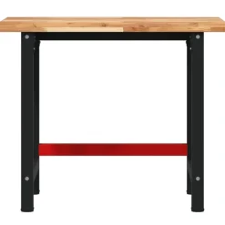 vidaXL Accesorios De Bricolaje-Banco de trabajo madera maciza acacia rectangular 100x60x83 cm