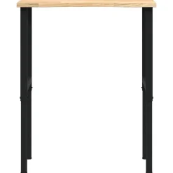 vidaXL Accesorios De Bricolaje-Banco de trabajo madera maciza de roble 80x60x(71,5-98) cm