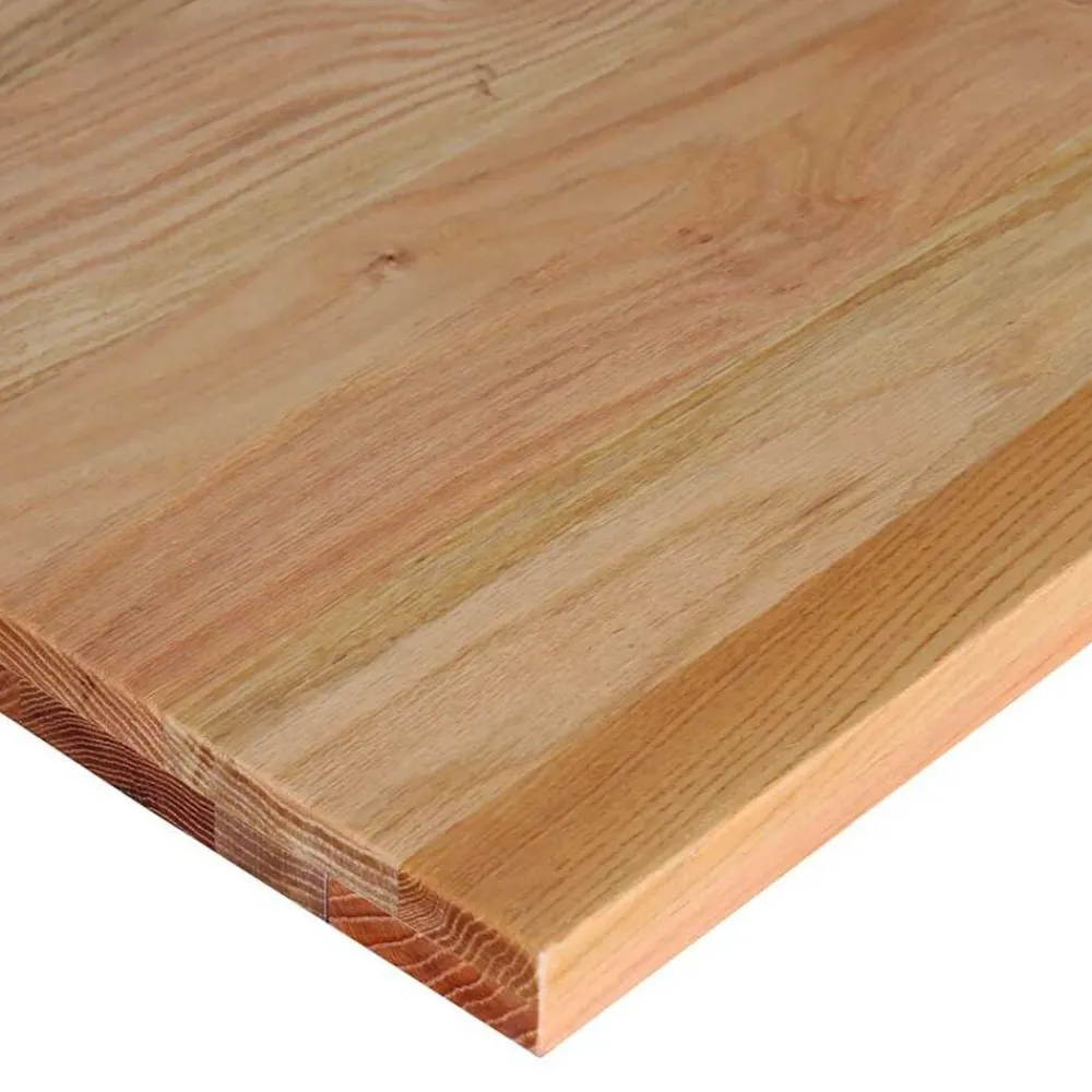 vidaXL Accesorios De Bricolaje-Banco de trabajo madera maciza roble marrón claro 140x60x81,5cm
