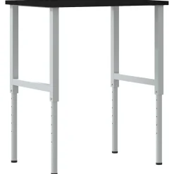 vidaXL Accesorios De Bricolaje-Banco de trabajo madera roble marrón oscuro 80x60x(71,5-98) cm