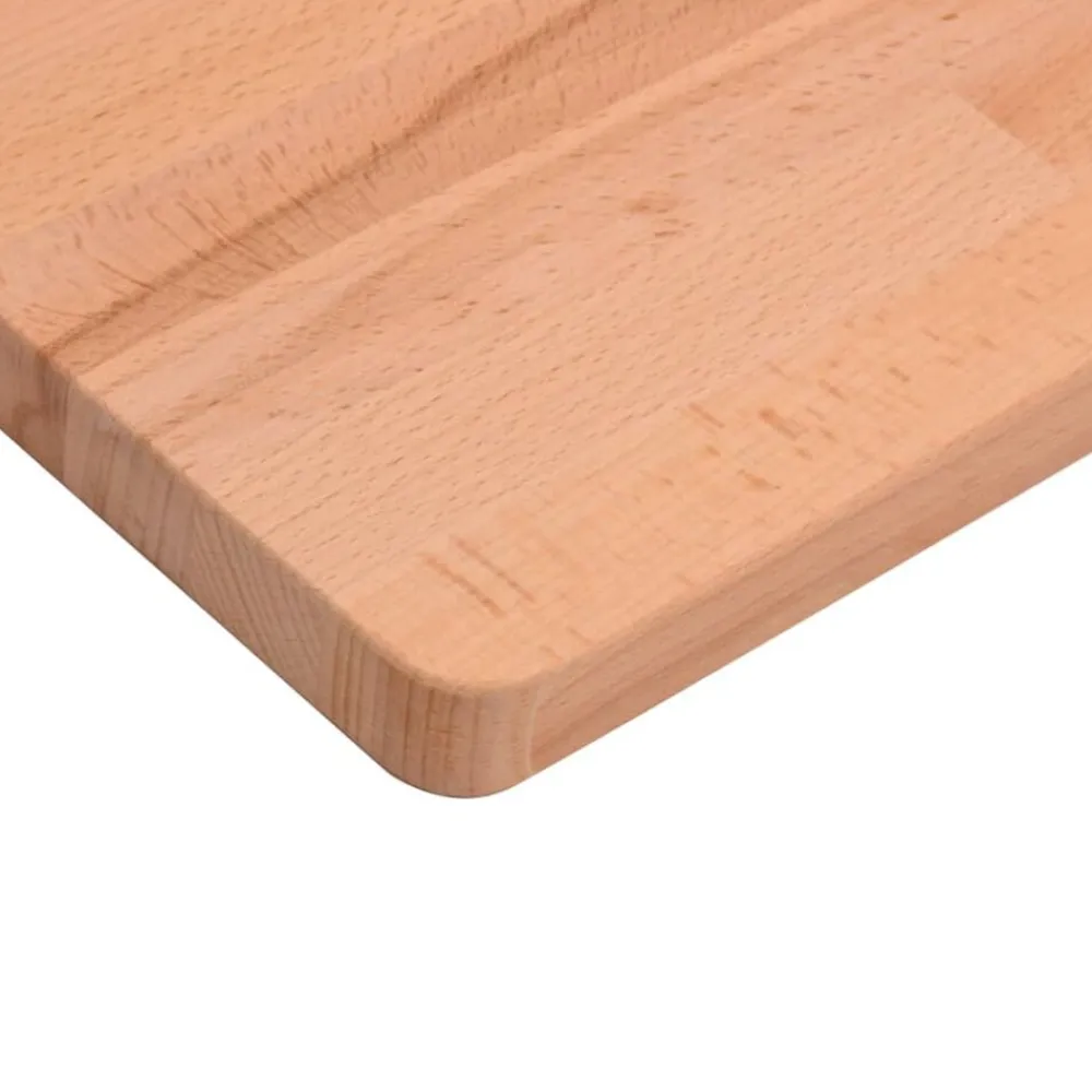 vidaXL Banco de trabajo madera maciza de haya y metal 80x55x81,5 cm Hot