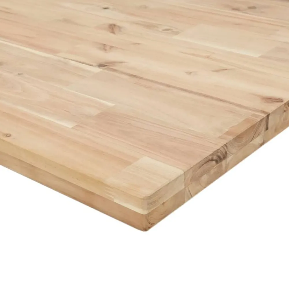 vidaXL Accesorios De Bricolaje-Banco de trabajo madera maciza acacia rectangular 100x60x83 cm