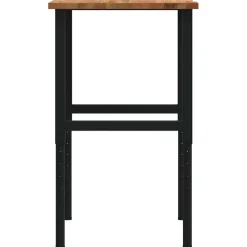 vidaXL Banco de trabajo madera roble marrón claro 80x60x(71,5-98) cm negro y marrón claro Online