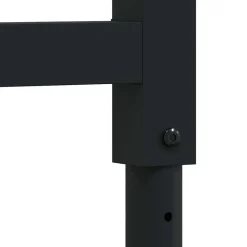 vidaXL Banco de trabajo madera roble marrón oscuro 80x60x(71,5-98) cm negro y marr&oacute;n oscuro