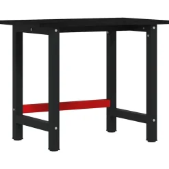 vidaXL Banco de trabajo madera de roble marrón oscuro 100x60x81,5 cm Marr&oacute;n oscuro Clearance