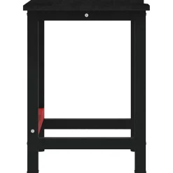 vidaXL Banco de trabajo madera de roble marrón oscuro 100x60x81,5 cm Marr&oacute;n oscuro Clearance