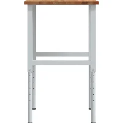 vidaXL Accesorios De Bricolaje-Banco de trabajo madera roble marrón claro 80x60x(71,5-98) cm