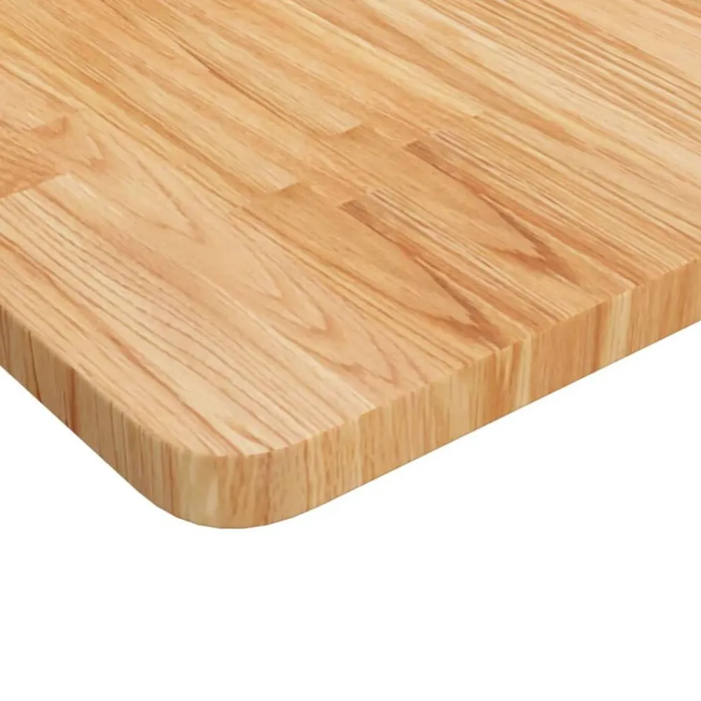 vidaXL Banco de trabajo rectangular madera maciza 100x60x(71,5-98) cm marrón claro y negro Best
