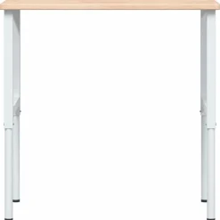 vidaXL Accesorios De Bricolaje-Banco de trabajo rectangular madera maciza 100x60x(71,5-98) cm