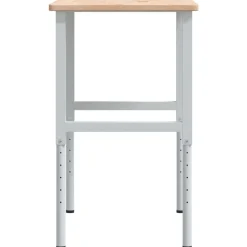 vidaXL Accesorios De Bricolaje-Banco de trabajo rectangular madera maciza 100x60x(71,5-98) cm