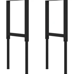 vidaXL Banco de trabajo rectangular madera maciza 100x60x(71,5-98) cm marr&oacute;n oscuro y negro