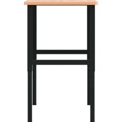 vidaXL Accesorios De Bricolaje-Banco de trabajo rectangular madera maciza 100x60x(71,5-98) cm