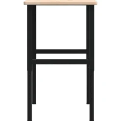 vidaXL Accesorios De Bricolaje-Banco de trabajo rectangular madera maciza 100x60x(71,5-98) cm