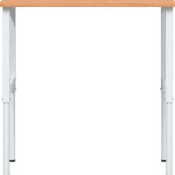 vidaXL Accesorios De Bricolaje-Banco de trabajo rectangular madera maciza 100x60x(71,5-98) cm