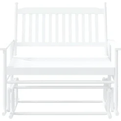 vidaXL Sillas-Banco deslizante madera maciza de álamo 118x70x104,5 cm
