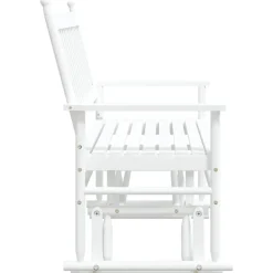 vidaXL Sillas-Banco deslizante madera maciza de álamo 118x70x104,5 cm