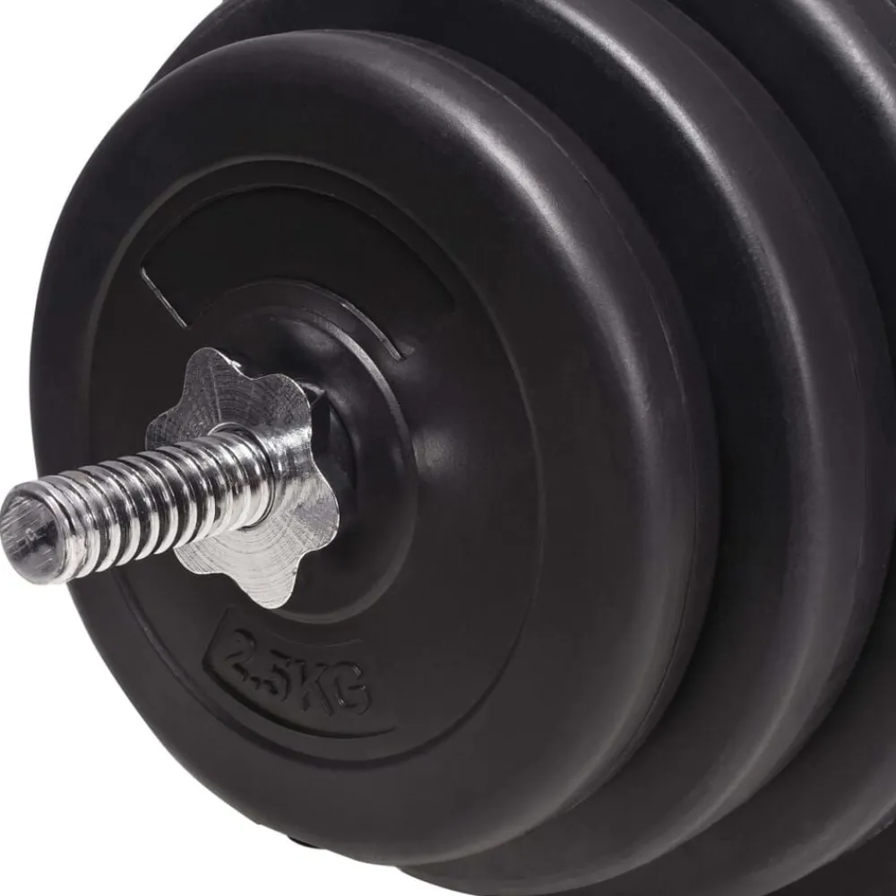 vidaXL Banco ejercicios con soporte pesas, pesas y mancuernas 120 kg Best