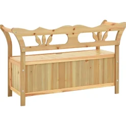 vidaXL Bancos-Banco madera maciza de abeto 107x45x75,5 cm