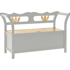 vidaXL Bancos-Banco madera maciza de abeto 107x45x75,5 cm