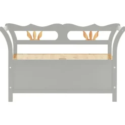 vidaXL Bancos-Banco madera maciza de abeto 107x45x75,5 cm