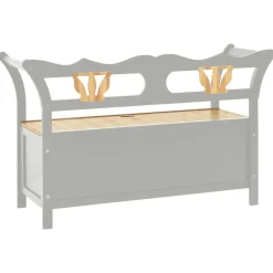 vidaXL Bancos-Banco madera maciza de abeto 107x45x75,5 cm