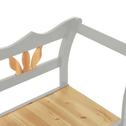 vidaXL Bancos-Banco madera maciza de abeto 107x45x75,5 cm