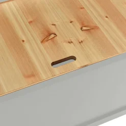 vidaXL Bancos-Banco madera maciza de abeto 107x45x75,5 cm