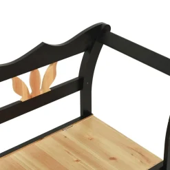 vidaXL Bancos-Banco madera maciza de abeto 107x45x75,5 cm