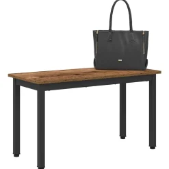 vidaXL Banco Madera vieja 80 x 35 x 45 cm Madera de ingeniería Madera envejecida Best